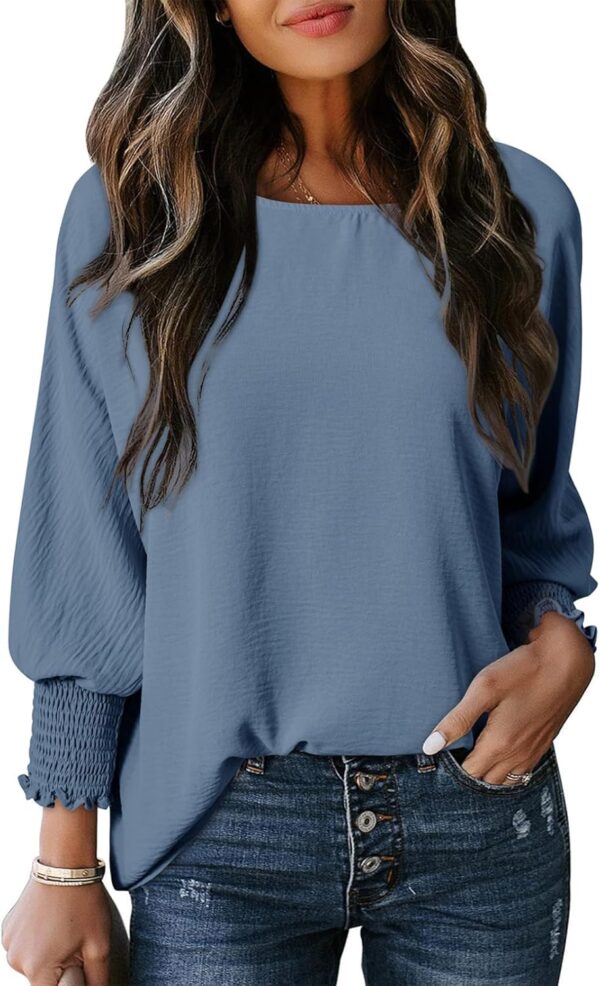 Women Tops Dressy Casual Business Casual Blouses 3/4 Sleeve Shirts Summer Fashion Outfits Clothes 2025